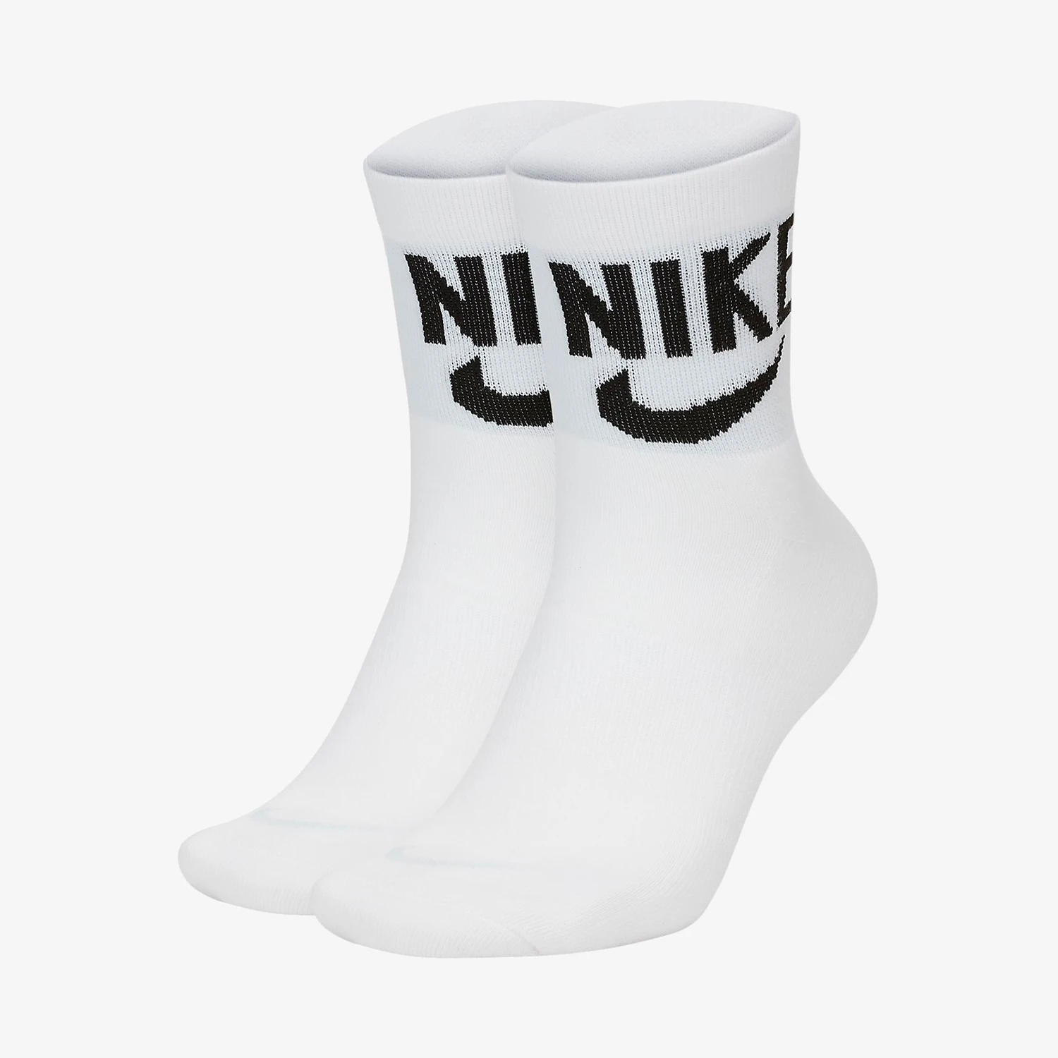 

Nike genuine Sports Men's and Women's Classic Knitted Socks Two Pack SK0204-100