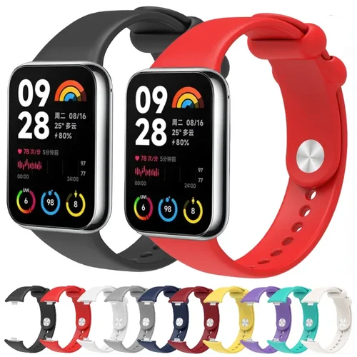 Correa de silicona para Xiaomi Miband 8/9 Pro, repuesto de pulsera para reloj inteligente, correa de reloj para Redmi Watch 4, pulsera Miband 8 Pro