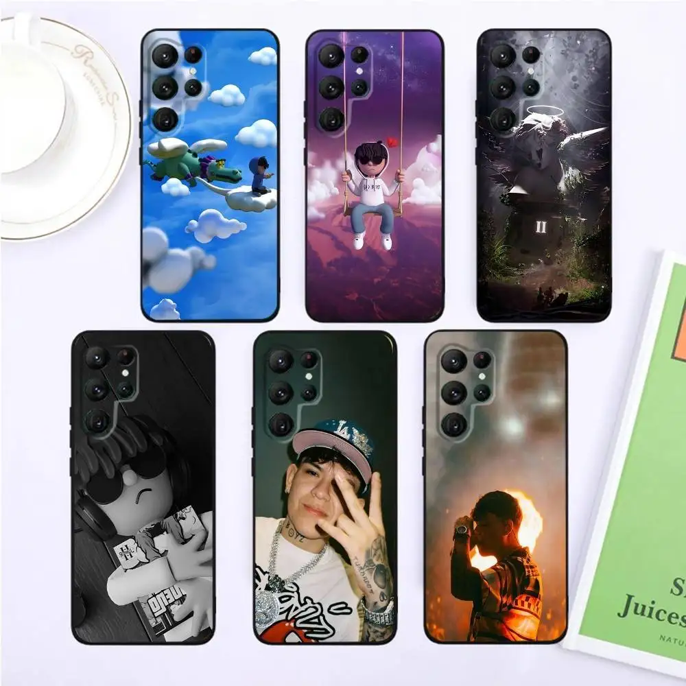 

Singer Junior H Sad Boyz Phone Case For Samsung S25,S24,S23,22,21,Ultra,Pro,S10,S30Plus,20lite Black Cover
