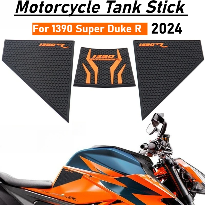 for-1390-super-duke-r-2024-fuel-tank-stick-motorcycle-anti-slip-sticker-tank-traction-pad-side-knee-grip-protector-accessories