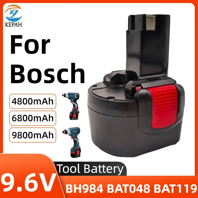 

Для Bosch 9,6 В 4800 мАч NI-MH Сменный аккумулятор PSR BAT048 BAT100 BAT119 BH984 BPT1041 23609 32609 PSR960 GSR 9 6V E-2 GSR