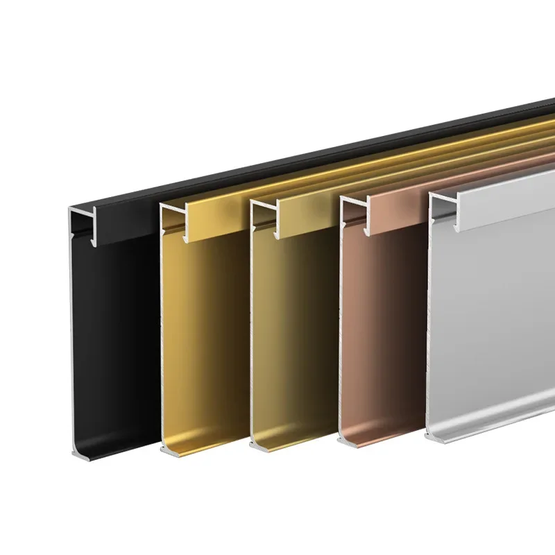 Plinthe Led intégrée 0.5/1M, profil en aluminium, rétro-éclairage, couloir, salon, chambre à coucher, éclairage décoratif