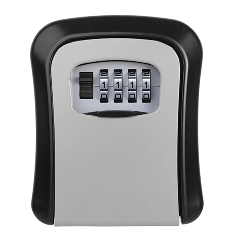 صندوق سري لتخزين المفاتيح مثبت على الحائط ، منظم ، كلمة مرور مكونة من 4 أرقام ، رمز أمان ، قفل ، بدون مفتاح ، آمن للمنزل