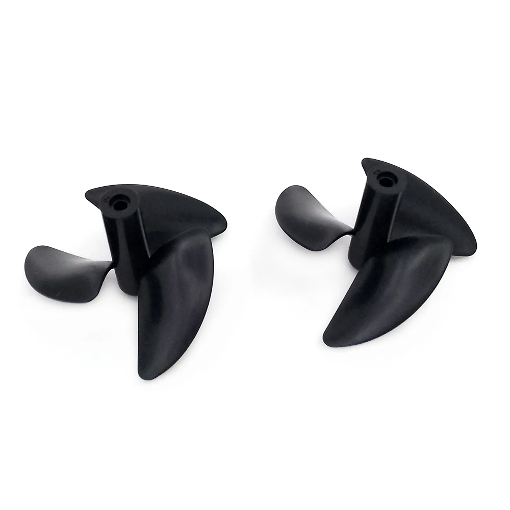 RC Boat Propeller 42mm 2.3mm 3-Blades Left Right PC Prop for RC boat Toy Boat Fishing Bait Boat DIY Boat Model