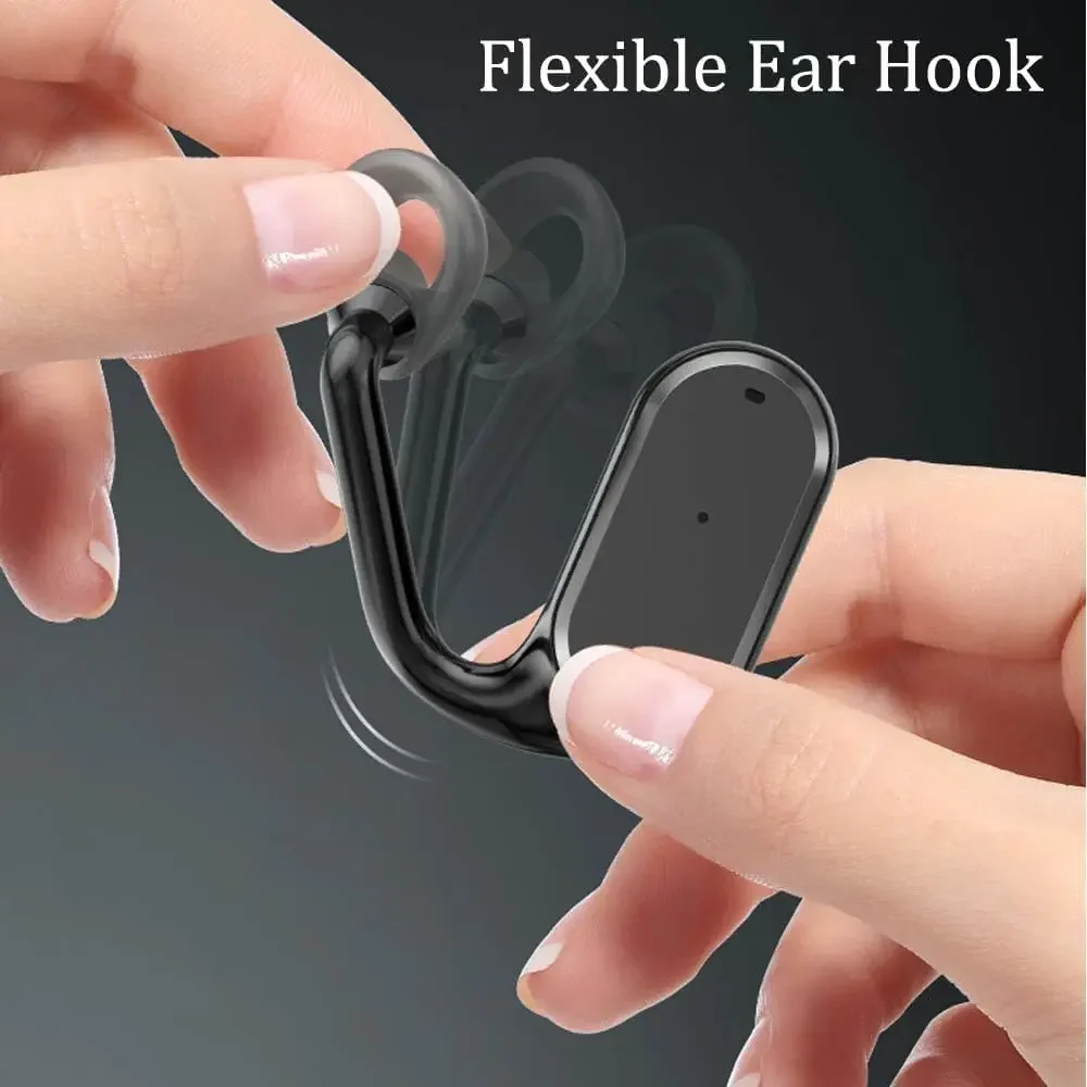 Écouteurs Bluetooth sans fil avec micro, oreillettes de sport avec crochets d'oreille, 36 heures de lecture, compatibles avec iPhone et Android