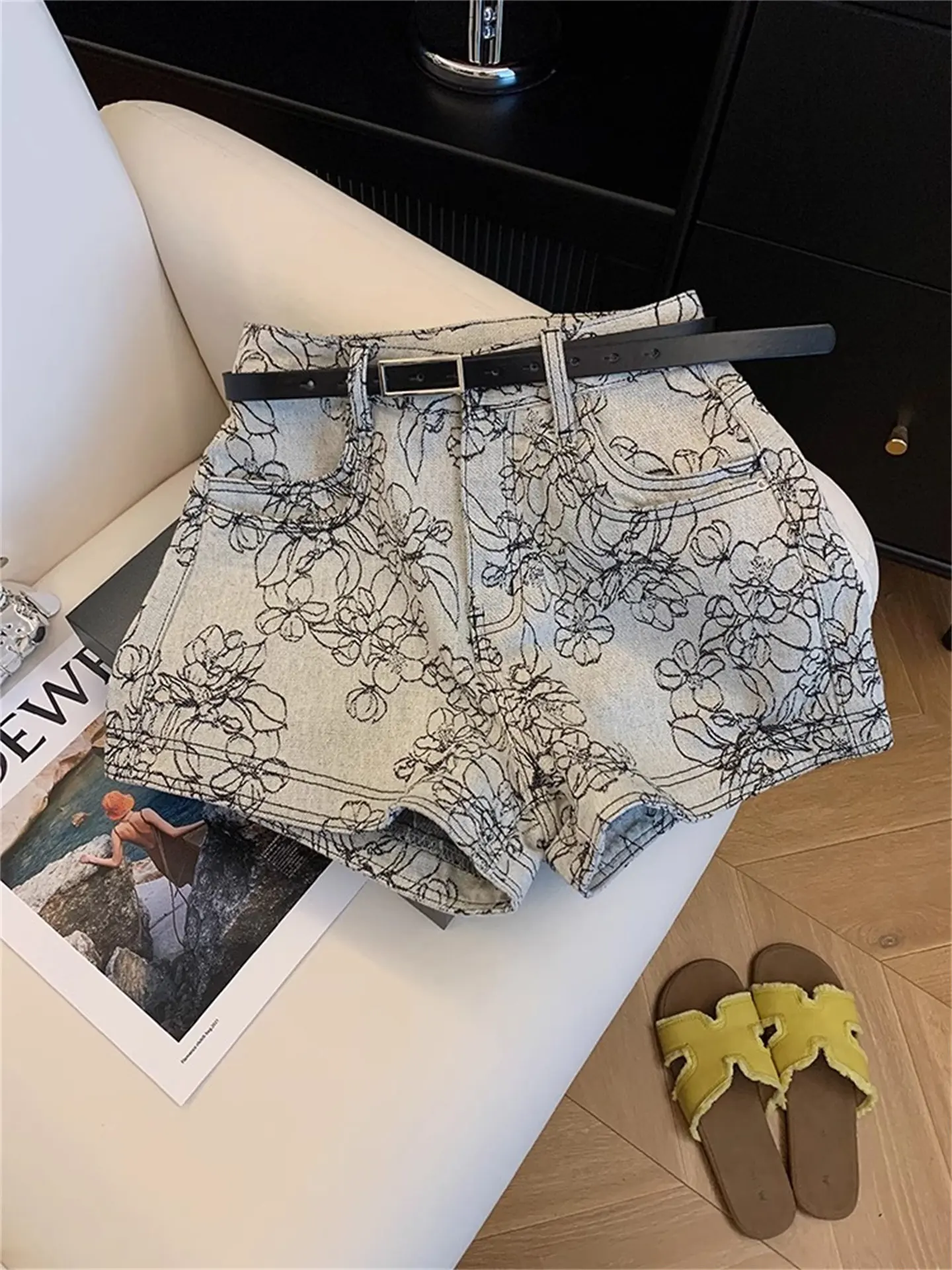 Women White Hot Denim Shorts Low Waist Mini Cowboy Shorts 2000s Harajuku Vintage Y2k Micro Jean Short Pants Clothes Summer 2026