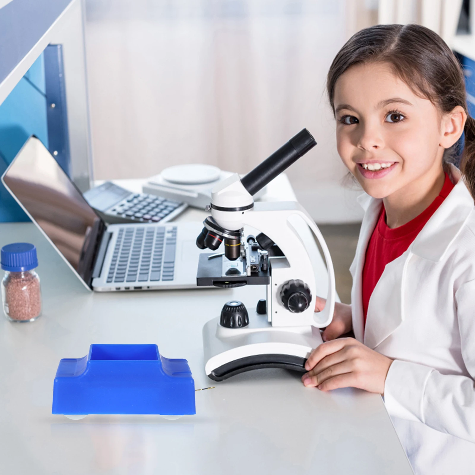 Carrinho de mecânica de plástico, 2 peças, equipamento de experimento de física, mecânica educacional, auxiliares de ensino para material escolar