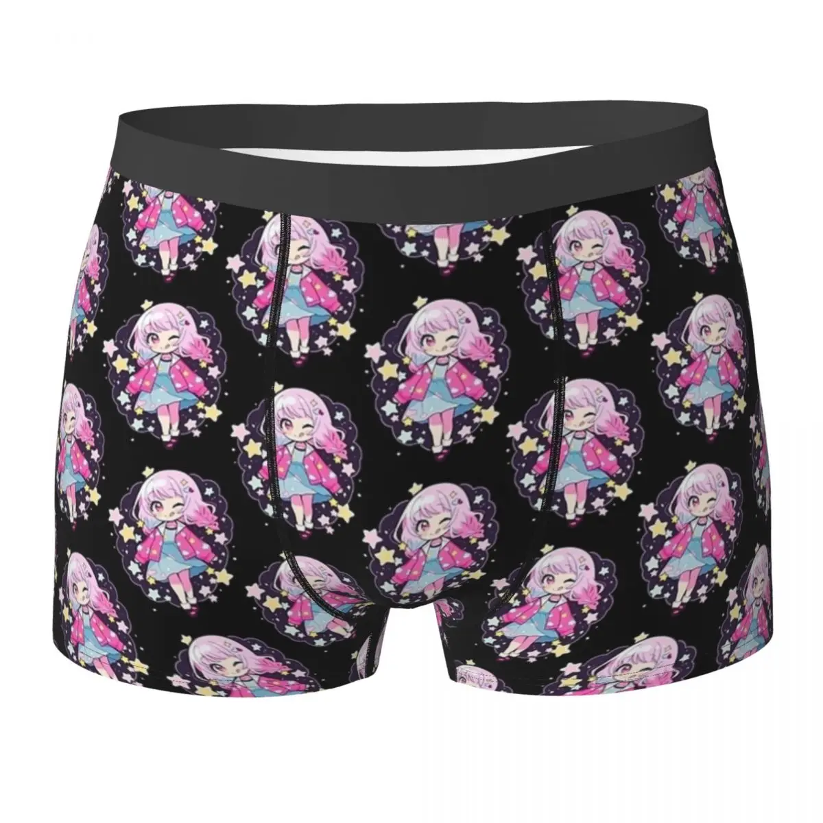 

Project Sekai Emu Otori Нижнее белье Rui Kamishiro Pouch Шорты-боксеры Сублимационные шорты Трусы Простые мужские трусы большого размера