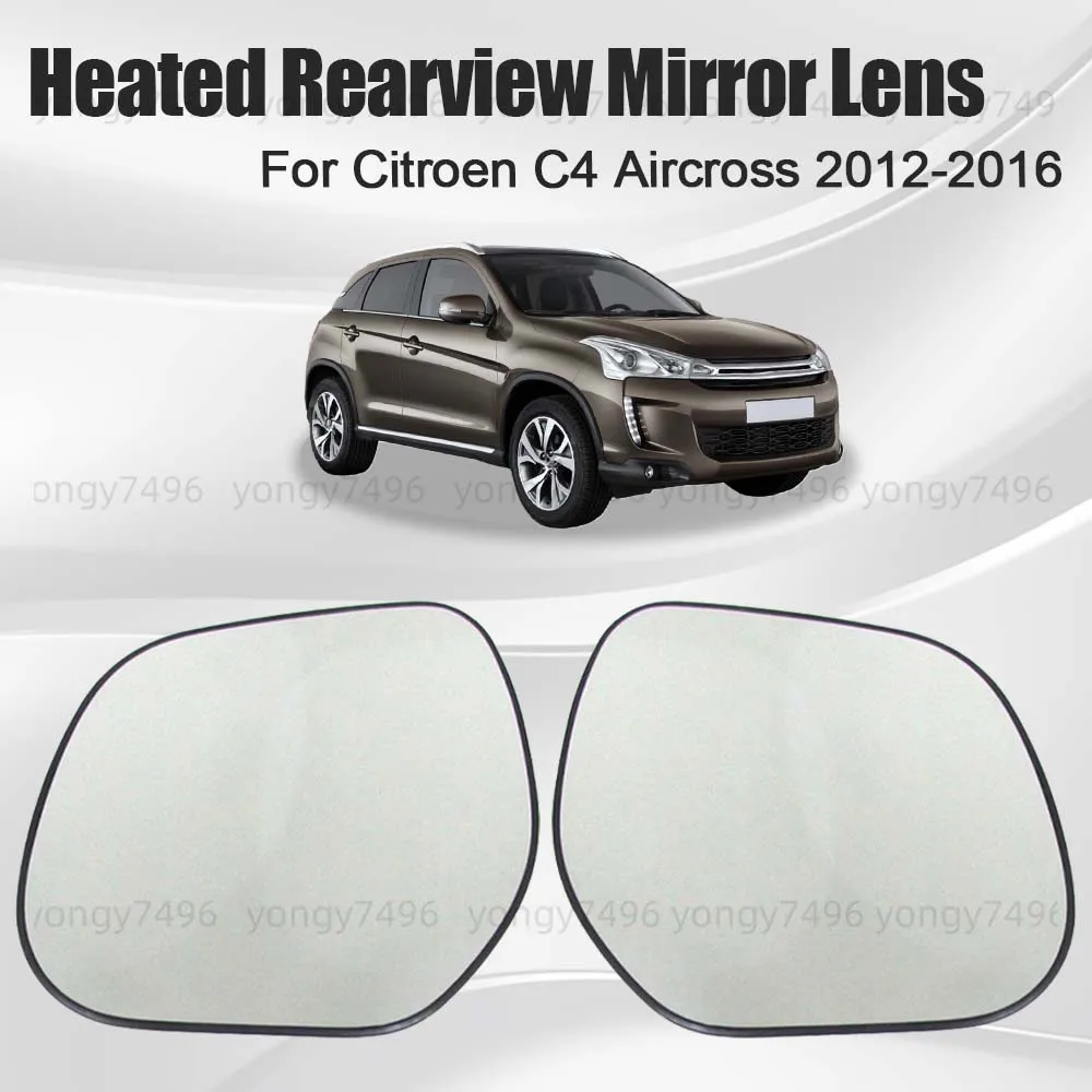 

Car Wide Angle Heated Rearview Mirror Lens For Citroen C4 Aircross 2012 2013 2014 2015 2016 Cars Accessories Replace Styling