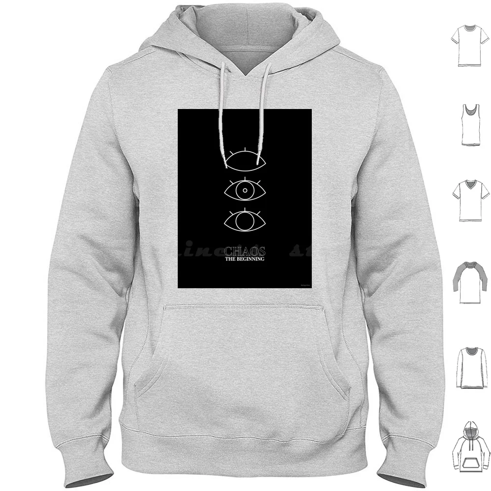 Chaos Light Hoodies Long Sleeve Chaos Greek Mythology Greek Mythology Goddess Ancient Chaotic Eyes Third Eye Chakra