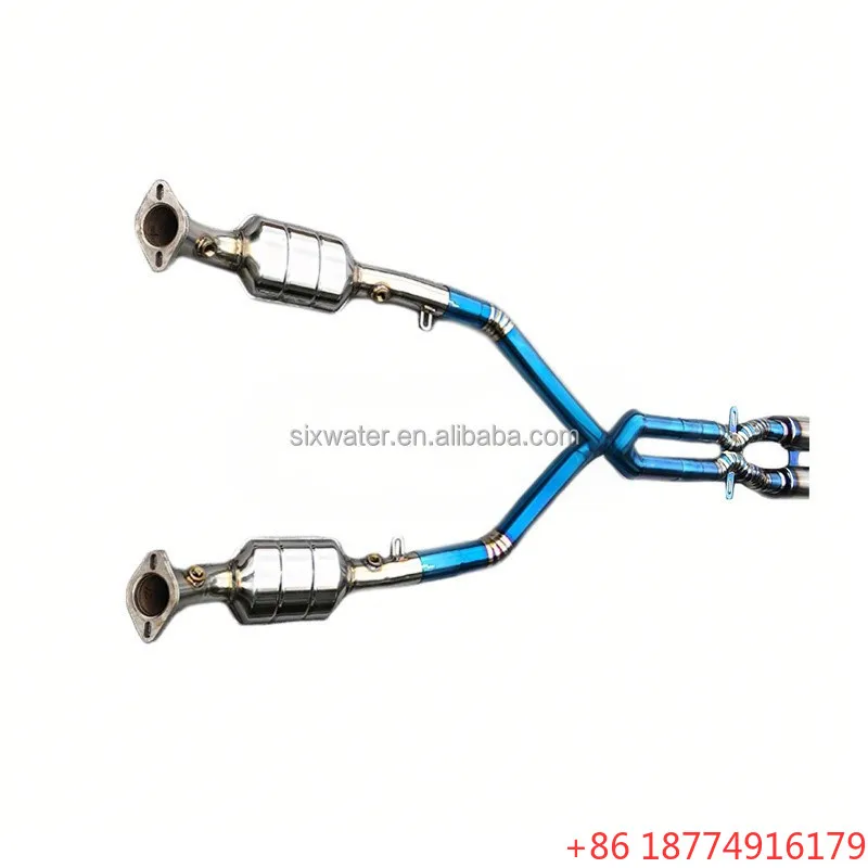 

Auto Dual X Midpipe Catback for M3 E90 E92 E93 V8 4.0 2008-2013 Titanium Valve Exhaust Muffler With Catalyst Front Pipe
