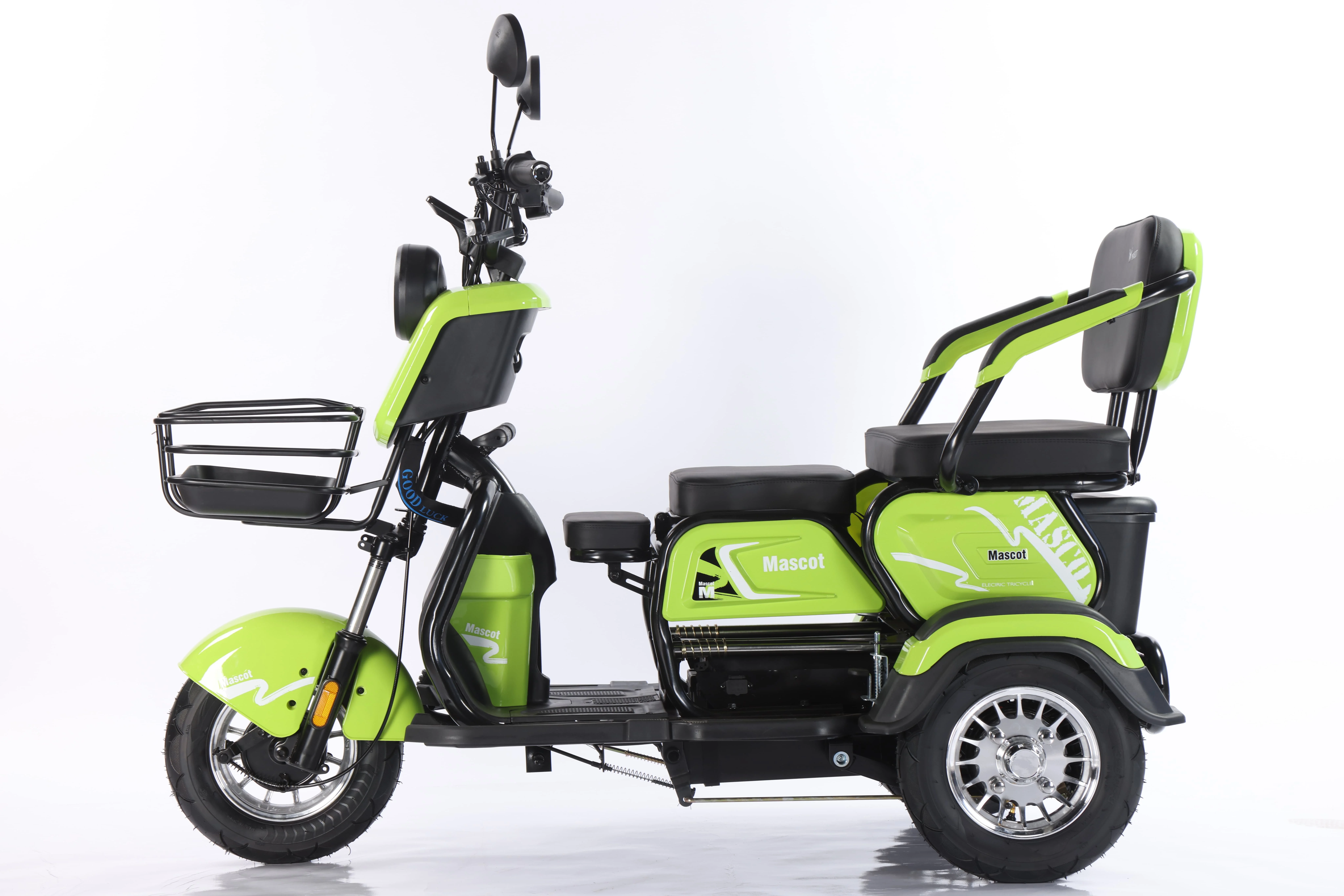2025 NEW China Manufacturer Battery Powered 3 Wheels Passenger Motorcycle 500W Electric Tricycle