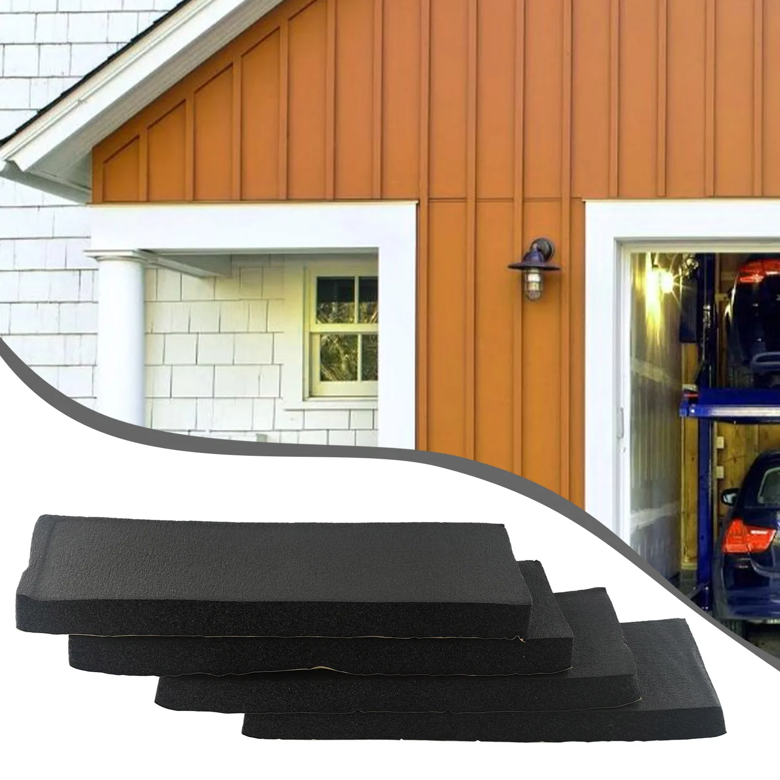 4pcs Set Garage Car Door Protector Wall Corner Bumper Guard Foam Block For Parking Spaces Warehouses Protecte Bump And Scratches