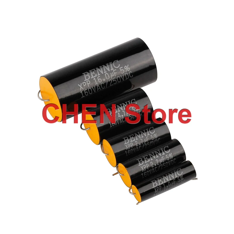 2PCS NEW BENNIC XPP 250V Polypropylene Frequency Division Capacitor SpeakerFrequency-Divided Audio Capacitor Audiophile