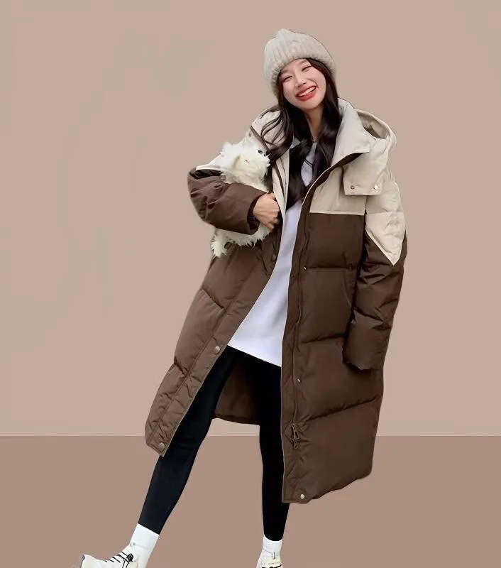 

Parkas Womens Militares Autumn Silk Lining Lightweight Quilted Buttonless Trimmed Flared Ruffled Gathered Waistband Sashes Solid