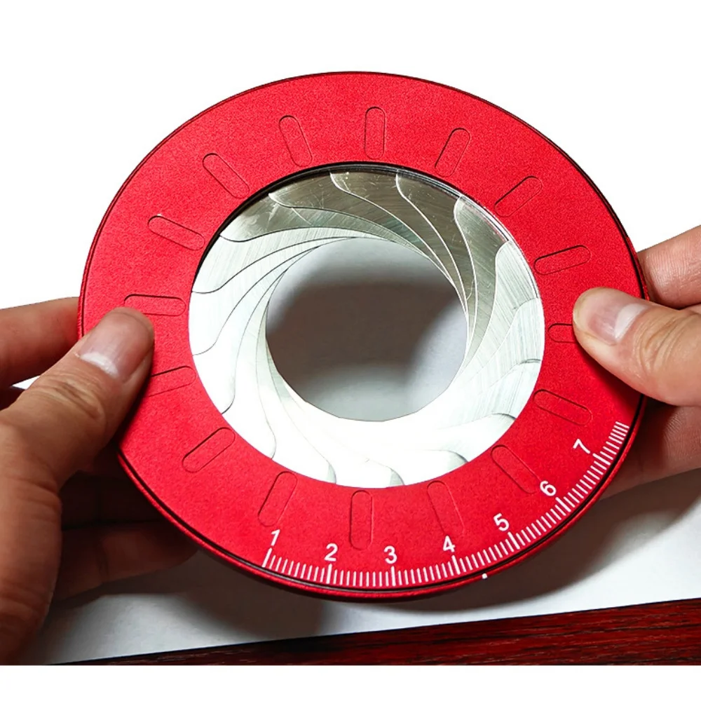 Circle Drawing Instrument Engineered for Minimal Wobble and Maximized Contact Consistency on Flat and Semi-Rigid Substrates
