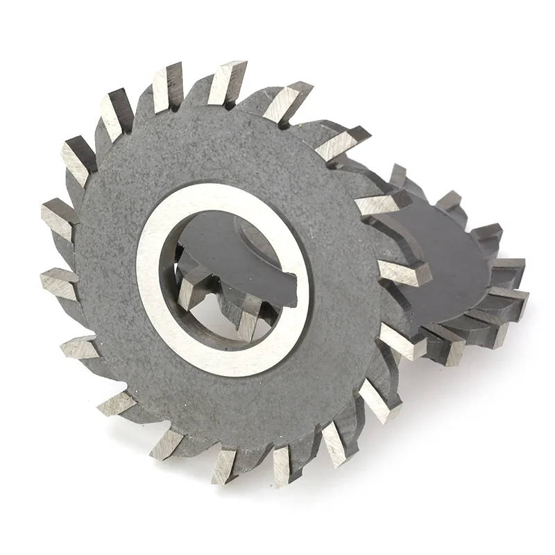 1 pz HSS fresa a lama a tre lati con denti dritti in acciaio ad alta velocità 50 63 75 80 100 125 130 150mm spessore 4mm-20mm