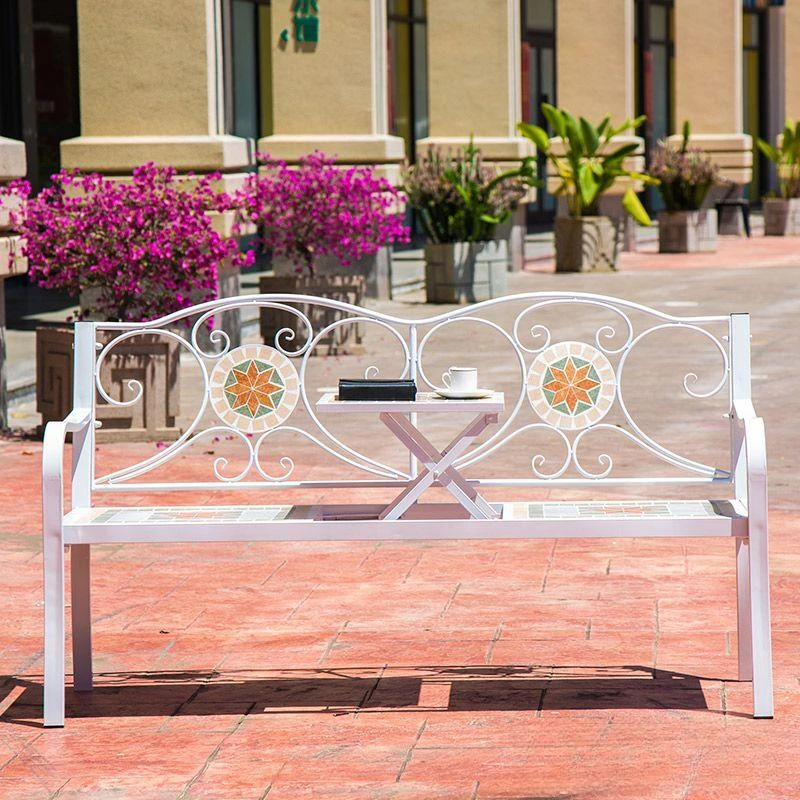 Area di seduta al balcone mobili da giardino in Rattan per esterni sedie da soggiorno sgabello pieghevole portatile sedia a dondolo da strada