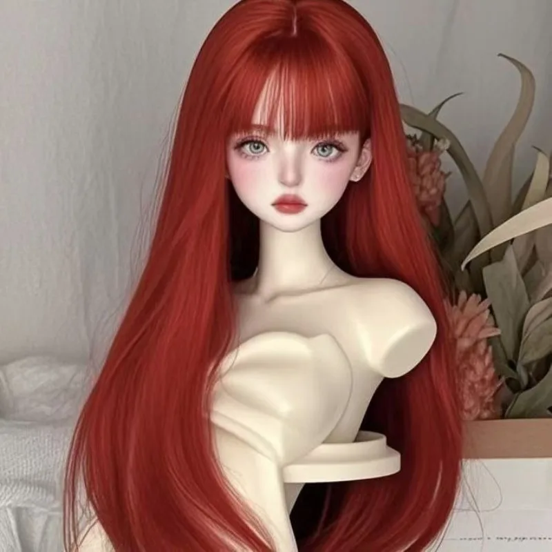 

Новый кукольный парик для куклы 1/3 1/4 1/6 BJD SD, модные длинные волосы, мягкий шелк, высокотемпературные игрушки для девочек, аксессуары для кукол
