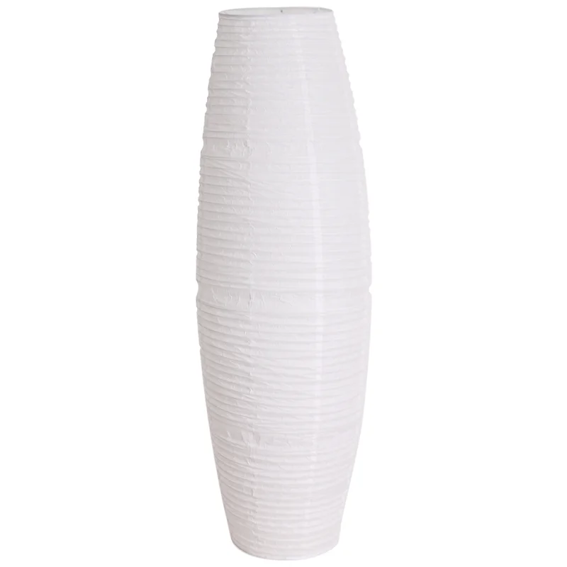 

H-W Rice Paper Floor Lamp Creative Tall Lamp Lights Living Room Decor Special Paper Stand Lights Beside Lamp
