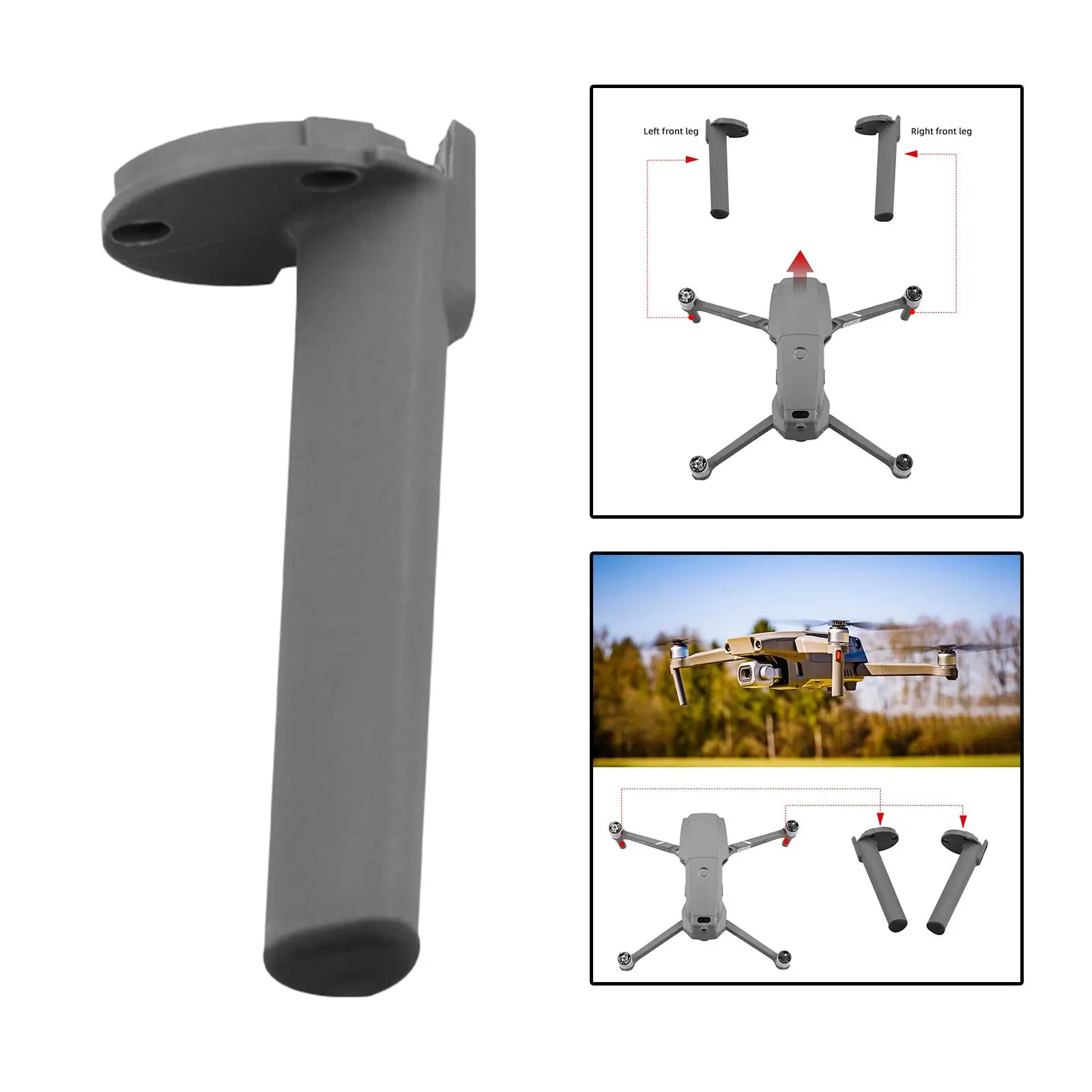 Plastic Left/Right Landing Gears Stand Replacement for DJI- Mavic 2 Pro