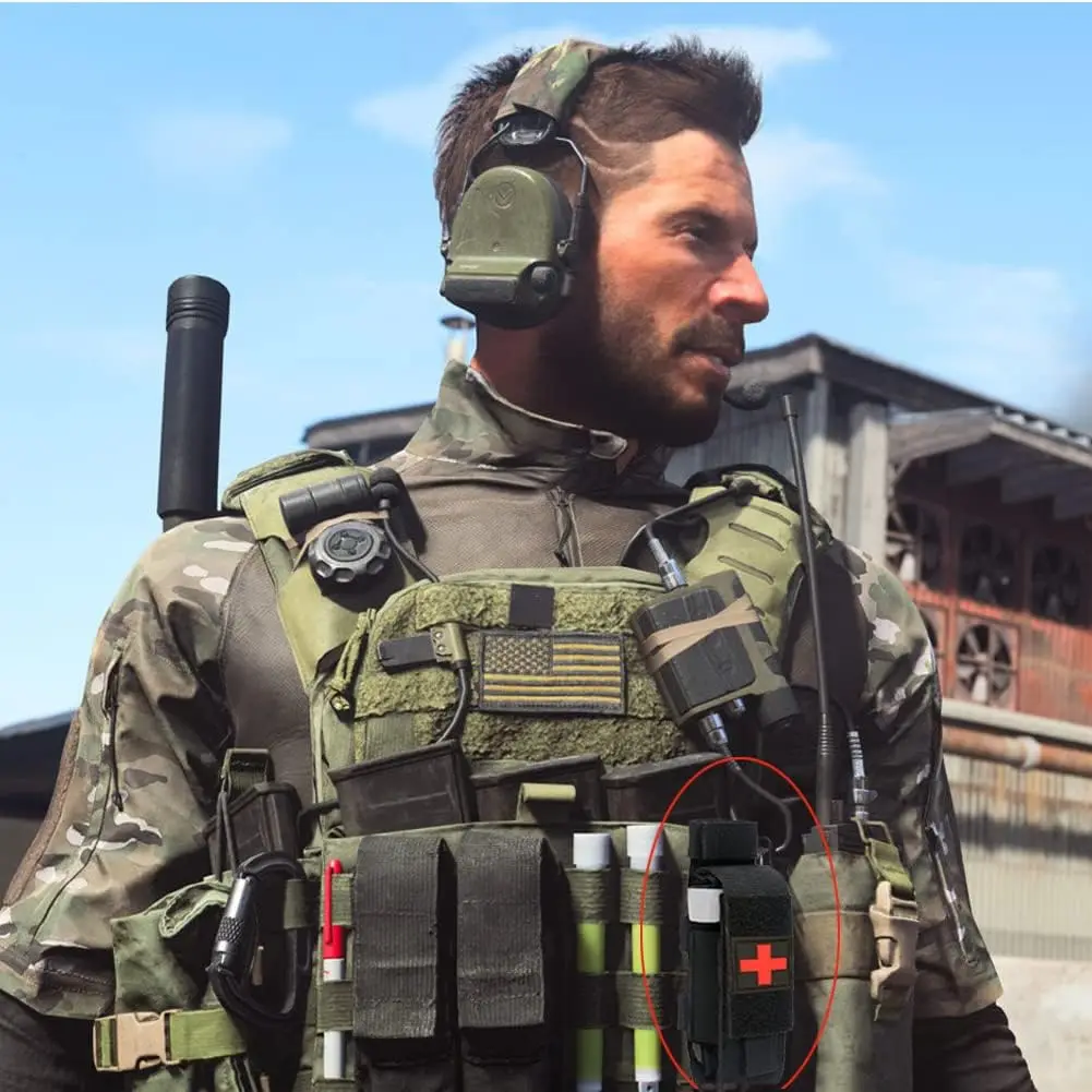 حامل عاصبة IFAK الحقيبة الصغيرة الصدمة الإسعافات الأولية الحقيبة عاصبة حامل بقاء الملحقات حماية بقاء والعتاد #2