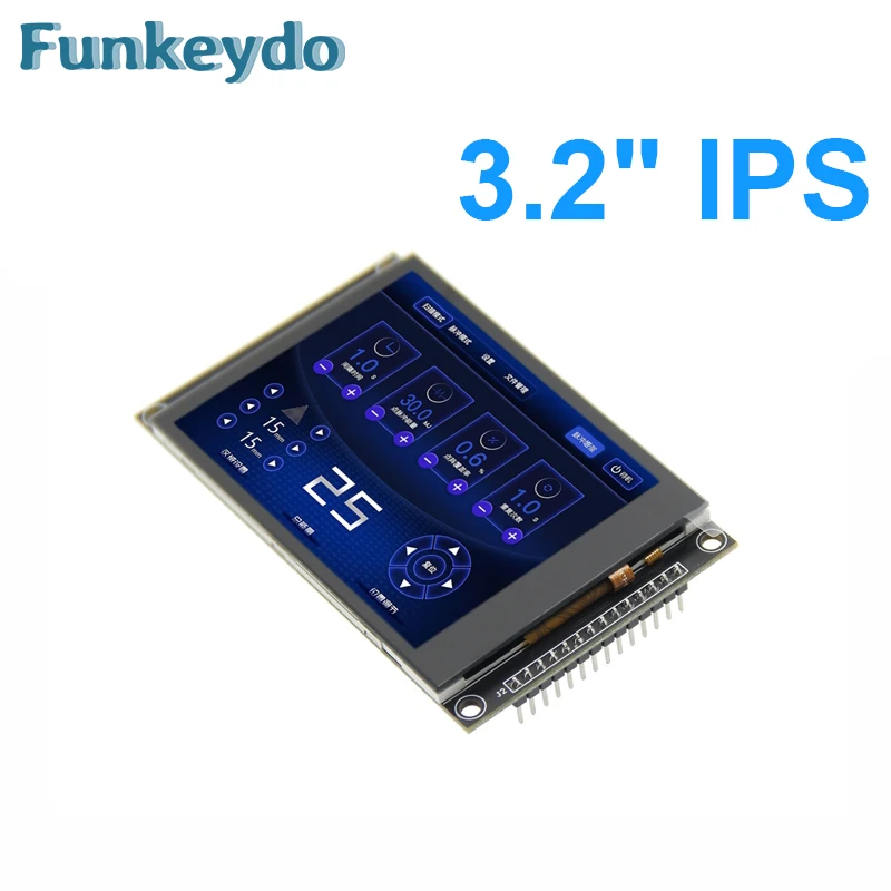 

3.2 Inch SPI Serial IPS Touchscreen Display for ESP32 3.2" 320x240 Pixel ILI9341 Driver TFT LCD Module for Arduino/Mega2560/C51