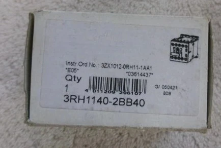 

Brand New 1PCS 3RH1140-2BB40 24VDC Auxiliary Contactor Hot Selling Expedited shipping
