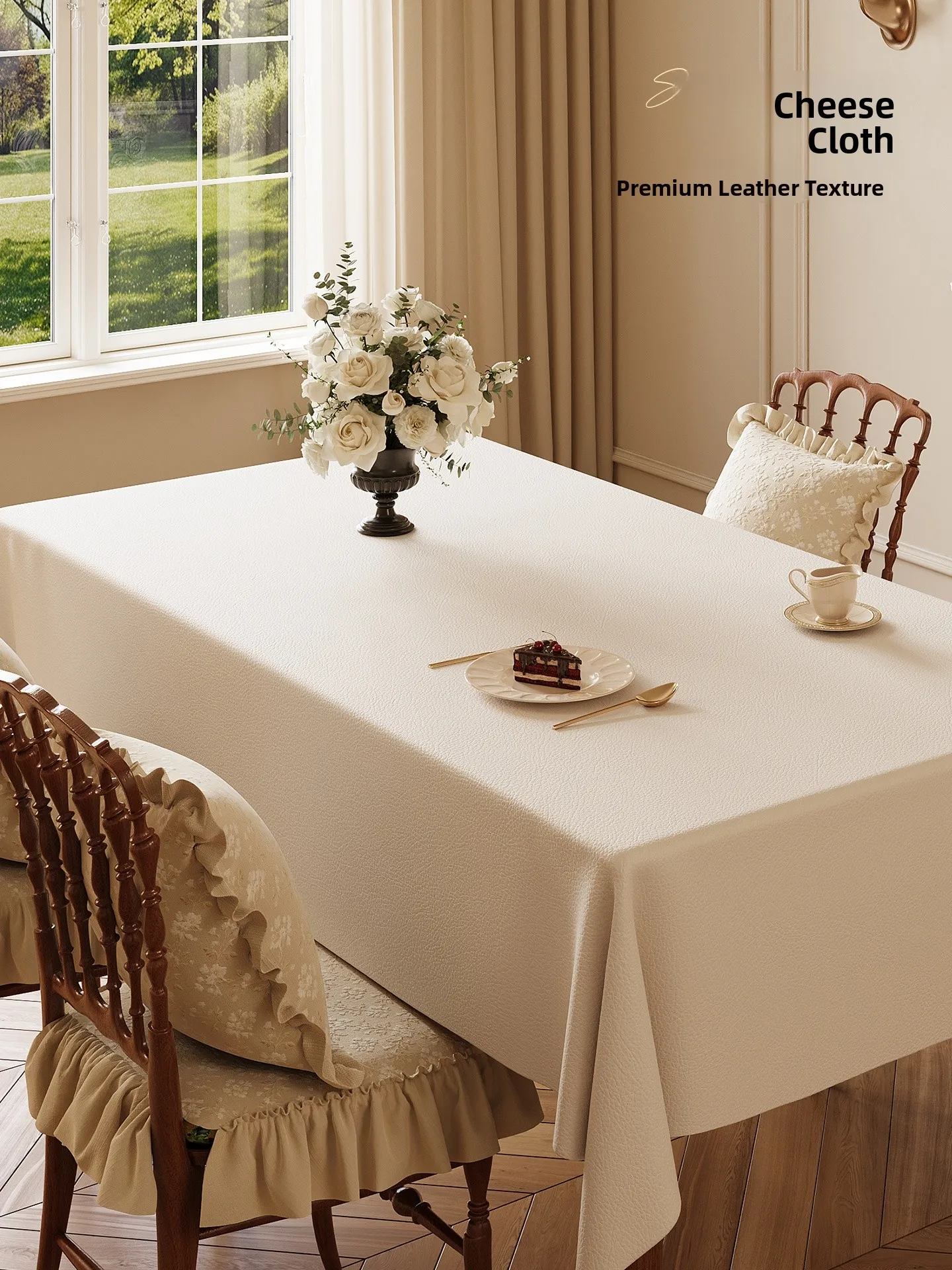 

Waterproof Oil-resistant Easy-to-clean Small eepskin Tablecloth Rectangular ape Rectangular Table Pad Luxury Sensation Da...
