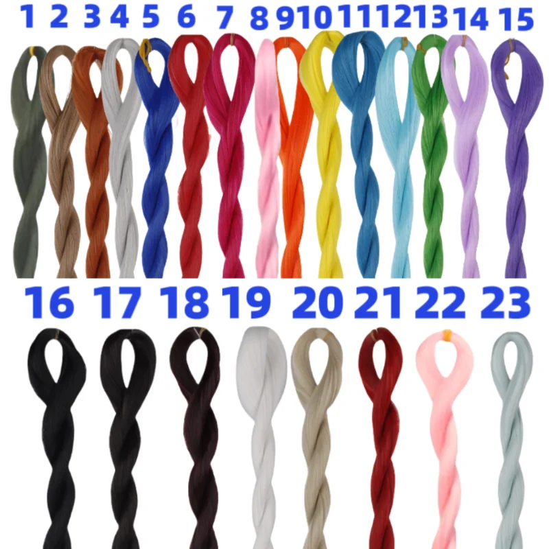 Long Wigs 80cm Heat-resisting Doll Hair Tree for DIY Handmdae Doll Accessories