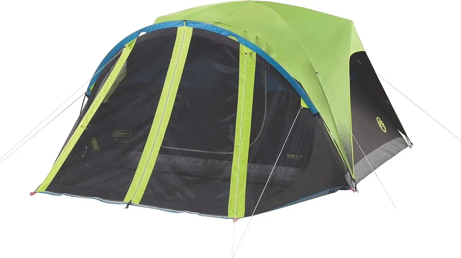 Carlsbad Dark Room Camping Tent with Screened Porch, 4/6 Person Tent Blocks 90% of Sunlight and Keeps Inside Cool, Weath