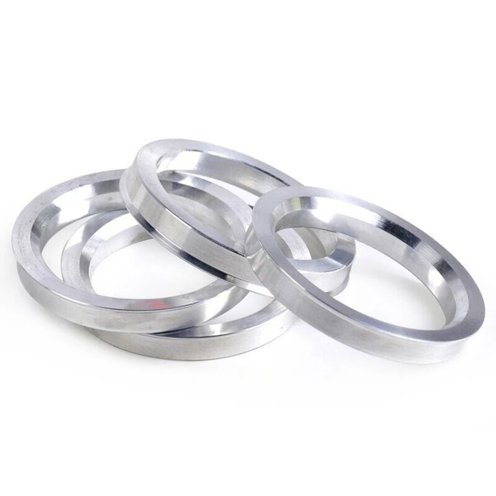 Precision Fit Aluminum Hub Centric Rings 66 6mm Car Hub to 57 1mm Wheel Bore Eliminate Vibrations Improved Stability Set of 4
