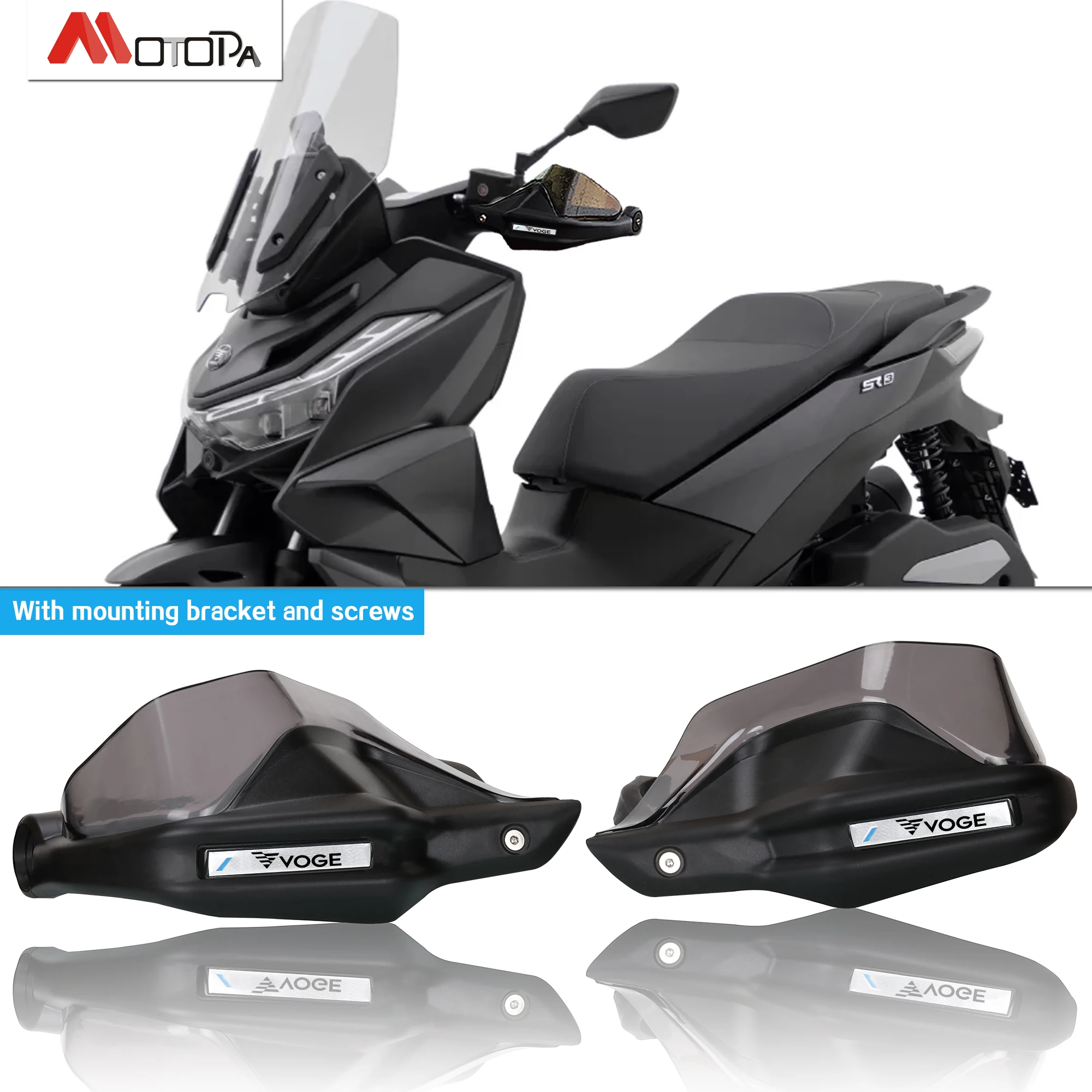 Motorcycle VOGE sr3 Handguards For Loncin VOGE SR3 ADV 2024 SR3 handlebar Hand Guards Protectors ﻿With installation bracket