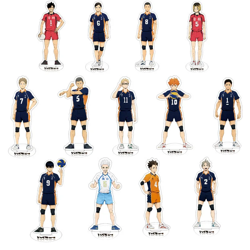 Haikyuu!!  Volleyball junior small volleyball day to Xiangyang shadow mountain Feixiong model bracket gift decoration acrylic st