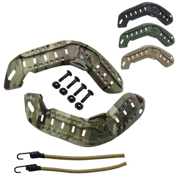 Vulpo capacete acessório ACH-ARC mich2000 capacete guia lateral montagem em trilho paintball airsoft caça mich 2000 capacete ferroviário