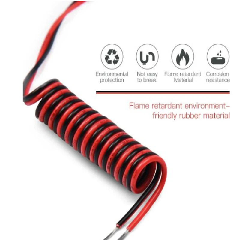 1M 5M 10M 20M 100M 2Pin 3Pin 4Pin 5Pin 22AWG Electric Extension Wire Cable Tinned copper PVC insulated wire for LED Strip Light