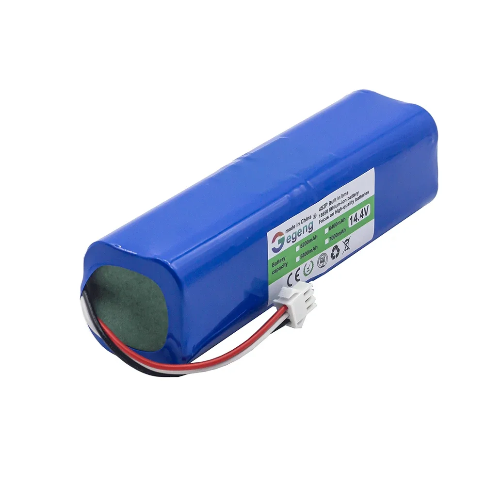 Imagem -04 - Bateria de Íon de Lítio Recarregável para Aspirador Robô 14.4v 5200mah7000mah 18650 M26 4s2p Pro m9 Pro m8 Pro m7 Lr1