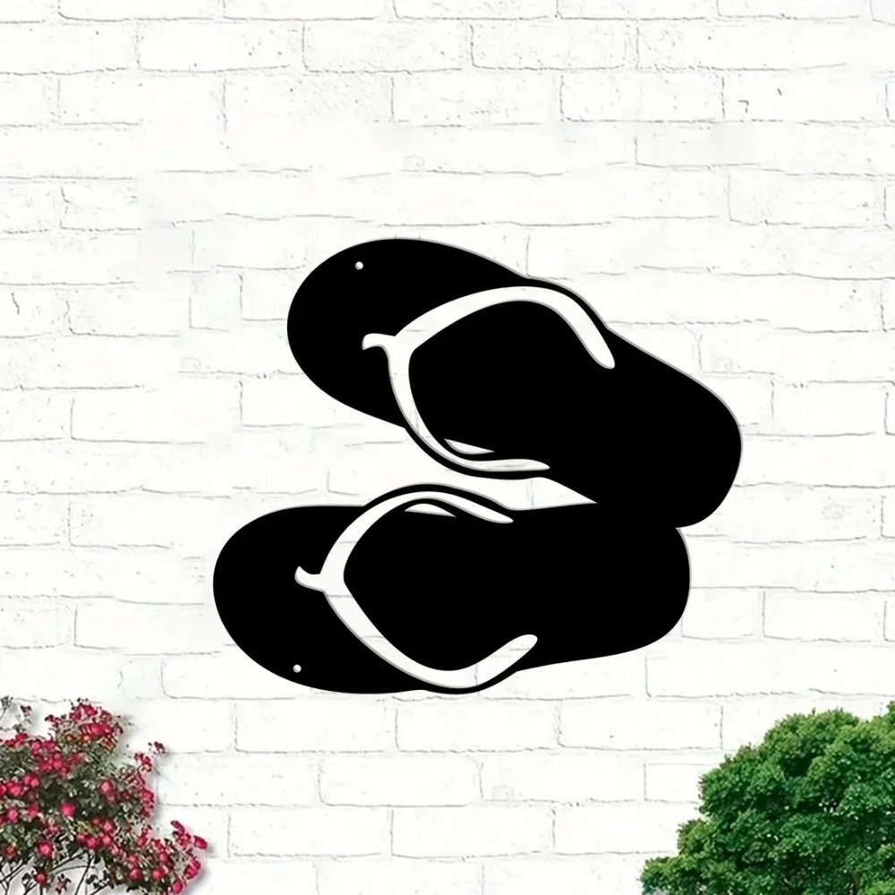 

1 шт., шлепанцы, металлические пляжные сандалии на стену