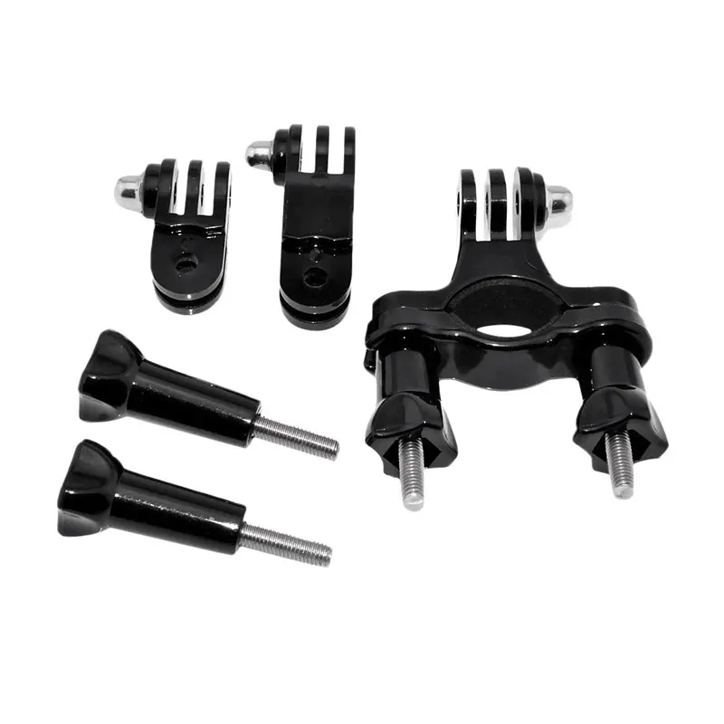 GoPro Hero 11 10 9 8 7 5 용 자전거 핸들 바 카메라 홀더, 액션 카메라 자전거 시트 포스트 마운트 브래킷 삼각대 세트 액세서리