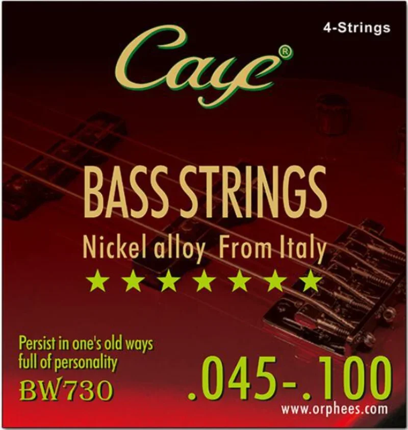 Guitar Strings Caye Crossing 4/5/6 String Electric Bass Guitar Strings Hexagonal Steel Core