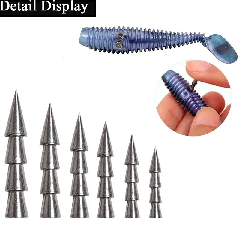 Clearance_10pcs/lot Fishing Sinker 0.9g/1.3g Inserting To Soft Lures Lead Sinker Down Lifelike Swimbait Used Fishing Accessories image 6
