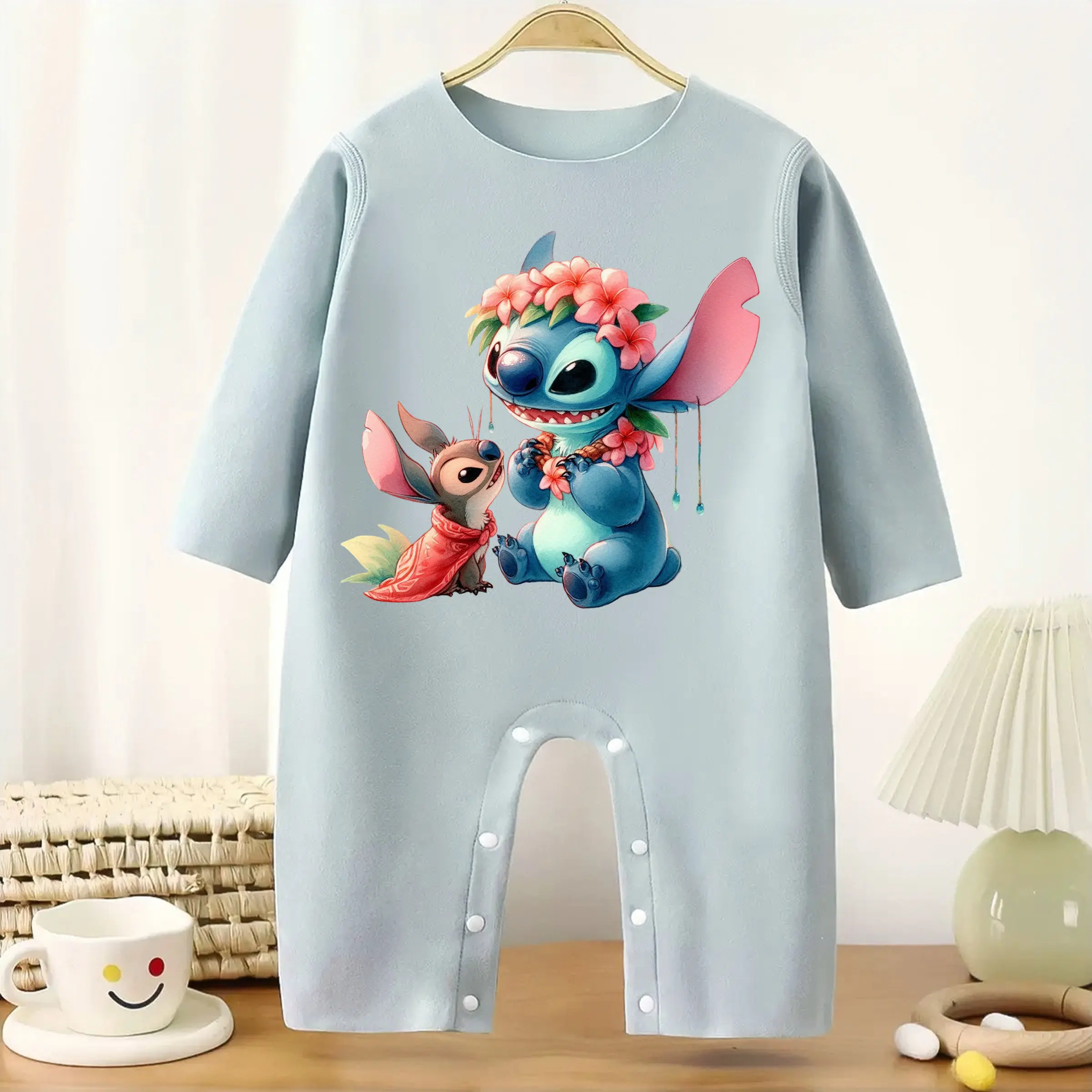 

Детское боди с цветочным узором и длинными рукавами, сохраняющий тепло, комбинезон для роста 60-90 см, детская одежда, удобный комбинезон