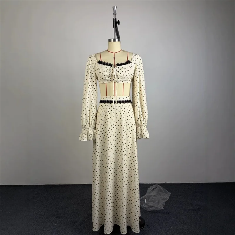 beige-dot-prom-dress-2-pcs-top-full-sleeves-sexy-elegant-hollow-a-line-party-gown-formal-wedding-guest-birthday-evening-robe