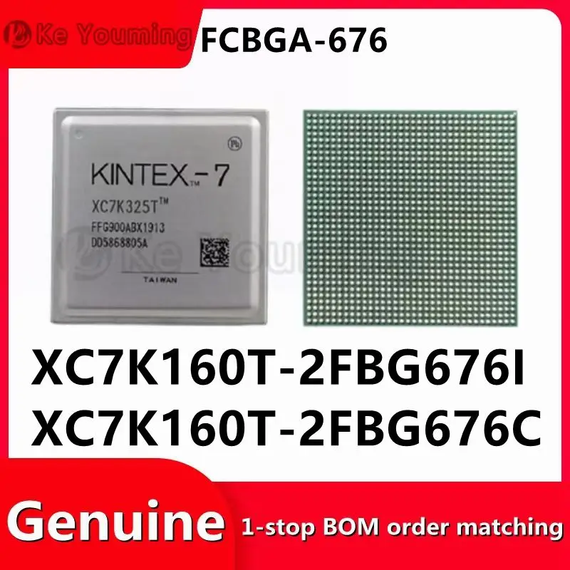 Integrated Circuit IC, FPGA - Field Programmable Gate Array, XC7K160T-2FBG676I, XC7K160T-2FBG676C, FCBGA-676