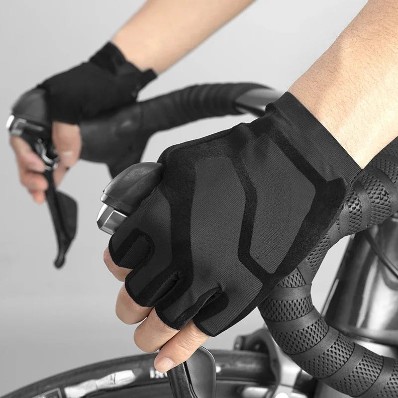 Cycling Gloves Short Finger Bicycle Gloves Mountain Bike Road Bike Breathable Summer Equipment