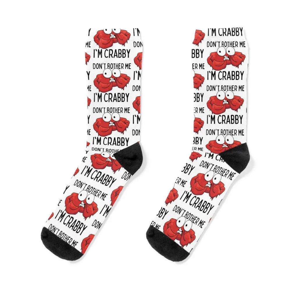 

Don't Bother Me I'm Crabby Socks floor cycling japanese fashion Socks Women Men's