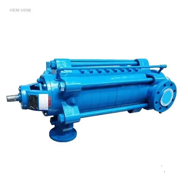 Industrial Horizontal Multistage Pump High Pressure Large Flow Durable Pipeline Water Pump Flange Connection for OEM
