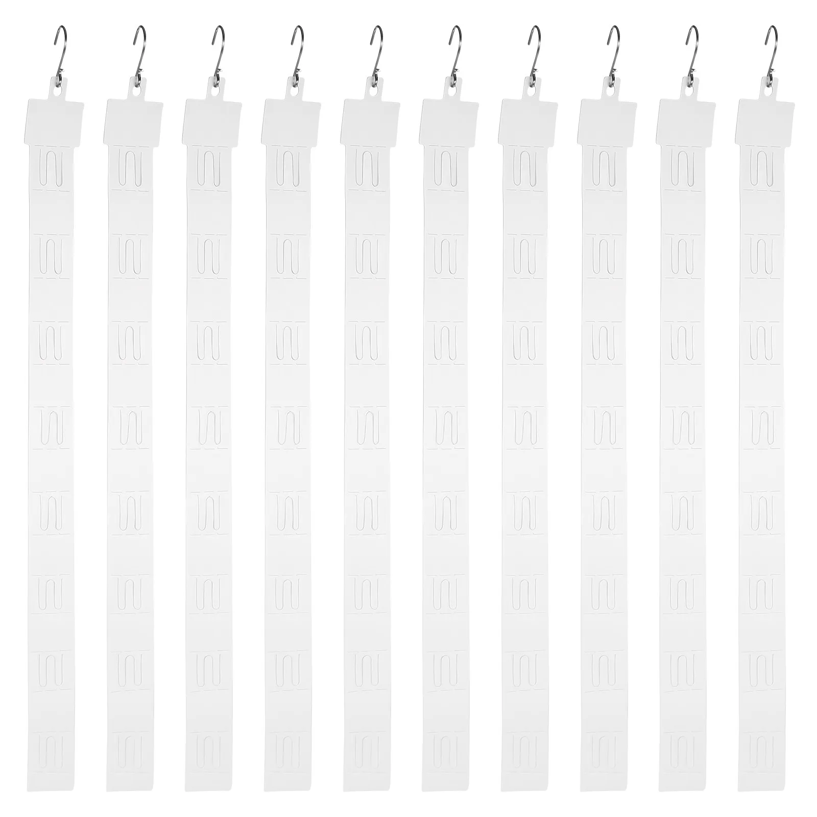 20Pcs Tough PP Plastic Merchandise Hanging Strip Display Bar