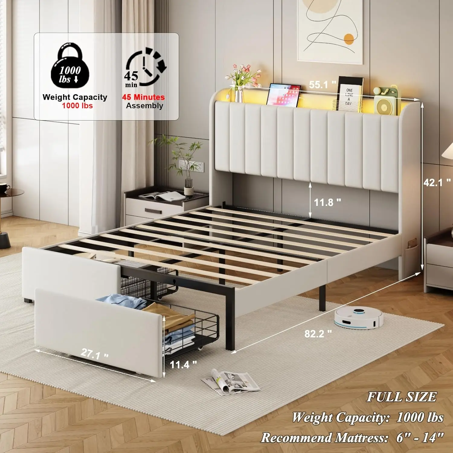 Thumbnail 2 - #15 Compare Upholstered Headboards Before You Buy