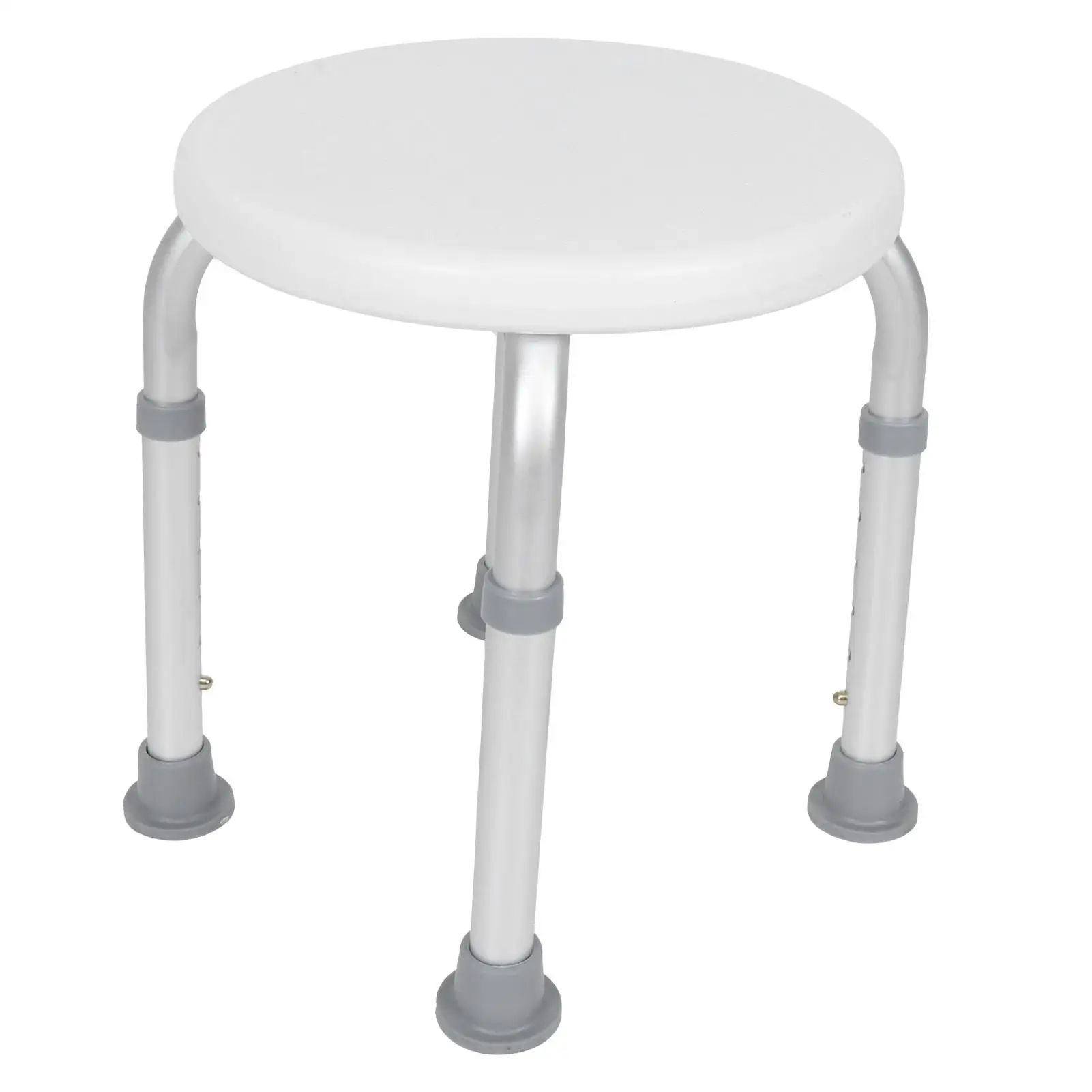 Adjustable Round Bath Shower Chair - Non-Slip Stool for elderly & Seniors